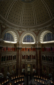 Library of Congress - Main Reading Room from Visitors Gallery