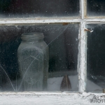 Norris Point jar in window