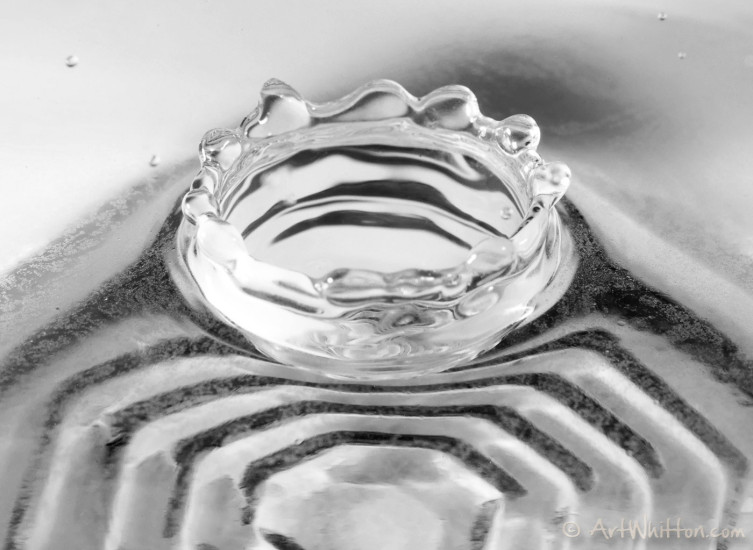 Water Drop Photography with a clear bowl