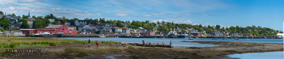 Lunenburg Nova Scotia Panorama of Waterfront