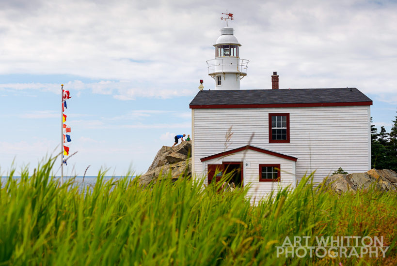 Lobster Cove Head Lighthouse and Signal Flags Newfoundland Photography