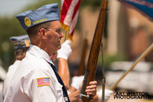 Small Town America - Legion members in Parade